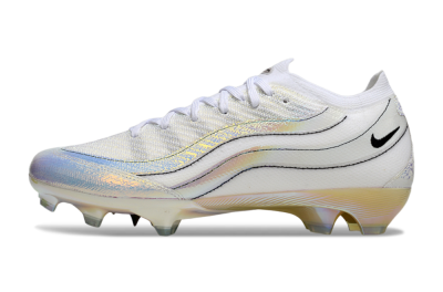 Nike Air Zoom Mercurial Vapor 16 Elite FG Firm Ground Soccer Cleats - White/Beige/Gold