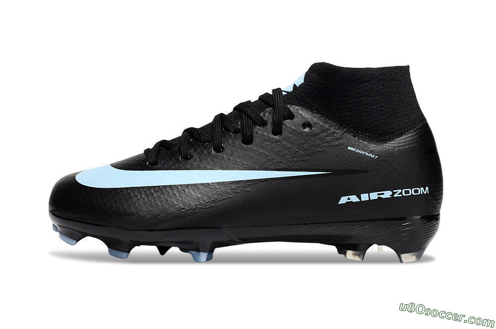 Nike Air Zoom Mercurial Superfly 10 Elite FG Firm Ground Soccer Cleats - Black/Jade 2