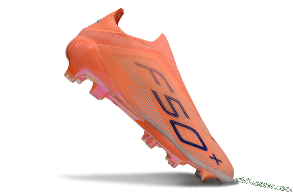 Adidas F50+ Elite Laceless FG Firm Ground Soccer Cleats - Red/Blue/White 4
