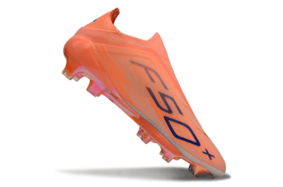 Adidas F50+ Elite Laceless FG Firm Ground Soccer Cleats - Red/Blue/White