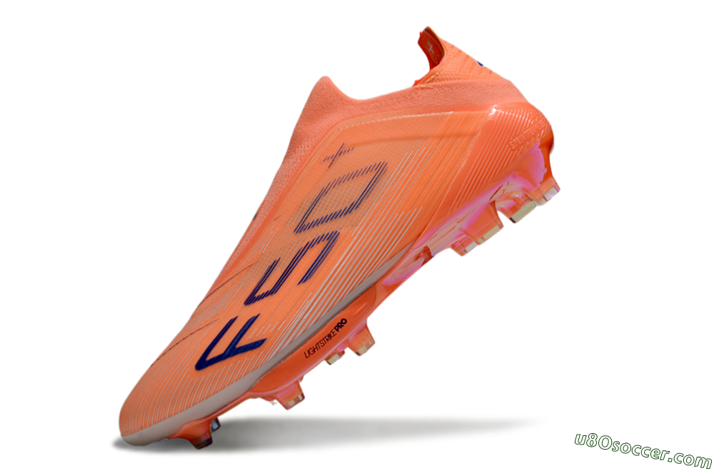 Adidas F50+ Elite Laceless FG Firm Ground Soccer Cleats - Red/Blue/White 5