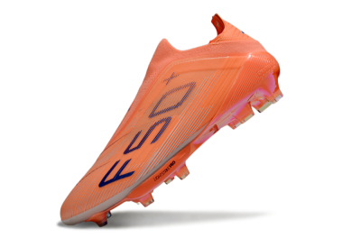 Adidas F50+ Elite Laceless FG Firm Ground Soccer Cleats - Red/Blue/White