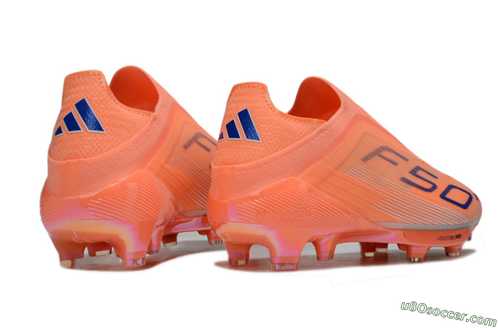 Adidas F50+ Elite Laceless FG Firm Ground Soccer Cleats - Red/Blue/White 6
