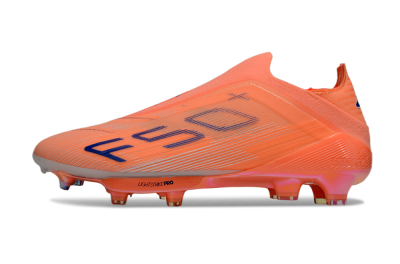 Adidas F50+ Elite Laceless FG Firm Ground Soccer Cleats - Red/Blue/White