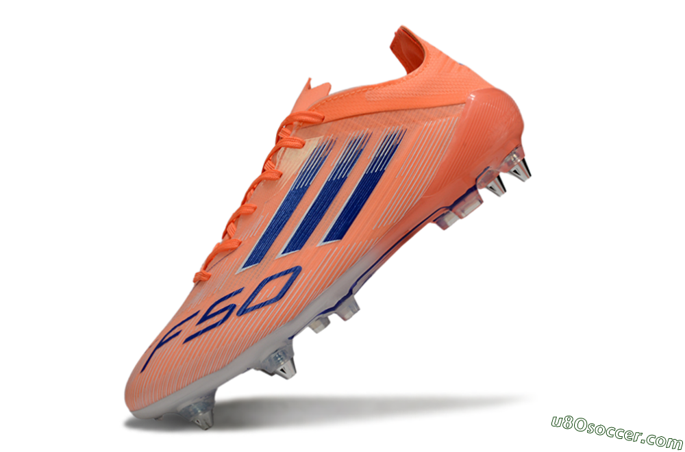 Adidas F50 Elite SG Soft Ground Soccer Cleats - Red/Blue/White 5