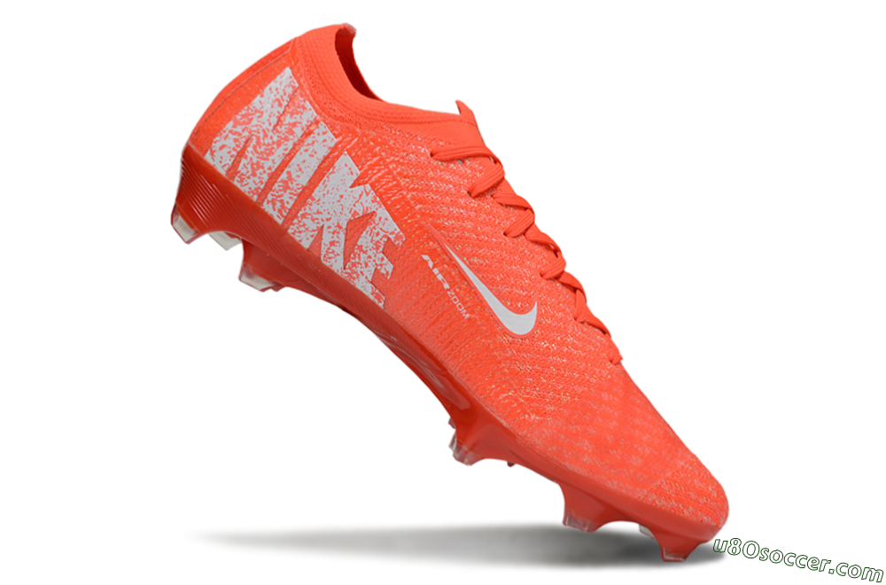 Nike Air Zoom Mercurial Vapor 16 Elite FG Firm Ground Soccer Cleats - Red/White 4