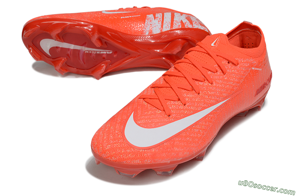 Nike Air Zoom Mercurial Vapor 16 Elite FG Firm Ground Soccer Cleats - Red/White 3