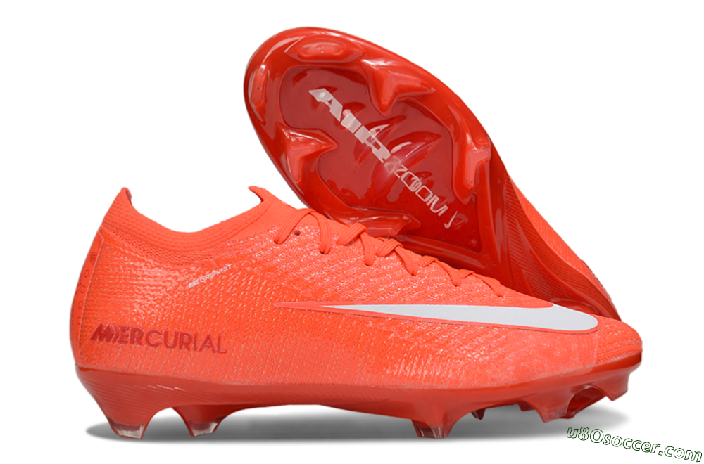 Nike Air Zoom Mercurial Vapor 16 Elite FG Firm Ground Soccer Cleats - Red/White 1