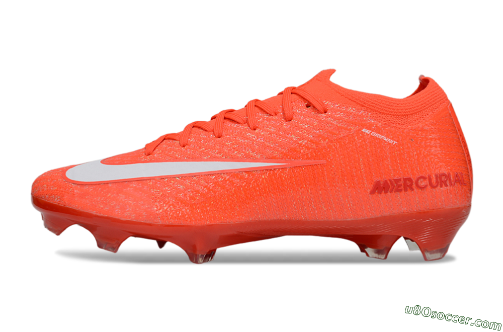 Nike Air Zoom Mercurial Vapor 16 Elite FG Firm Ground Soccer Cleats - Red/White 2