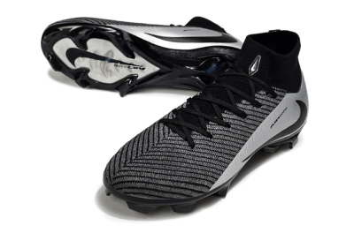 Nike Air Zoom Mercurial Superfly 10 Elite FG Firm Ground Soccer Cleats - White/Black/Silver