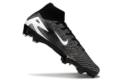 Nike Air Zoom Mercurial Superfly 10 Elite FG Firm Ground Soccer Cleats - White/Black