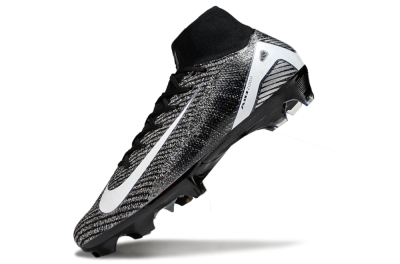 Nike Air Zoom Mercurial Superfly 10 Elite FG Firm Ground Soccer Cleats - White/Black