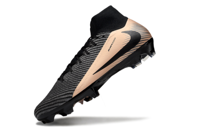 Nike Air Zoom Mercurial Superfly 10 Elite FG Firm Ground Soccer Cleats - White/Black/Gold