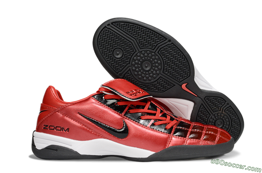Nike Air Zoom Total 90 III IC Indoor & Futsal Soccer Shoes - Red/Black/White 1