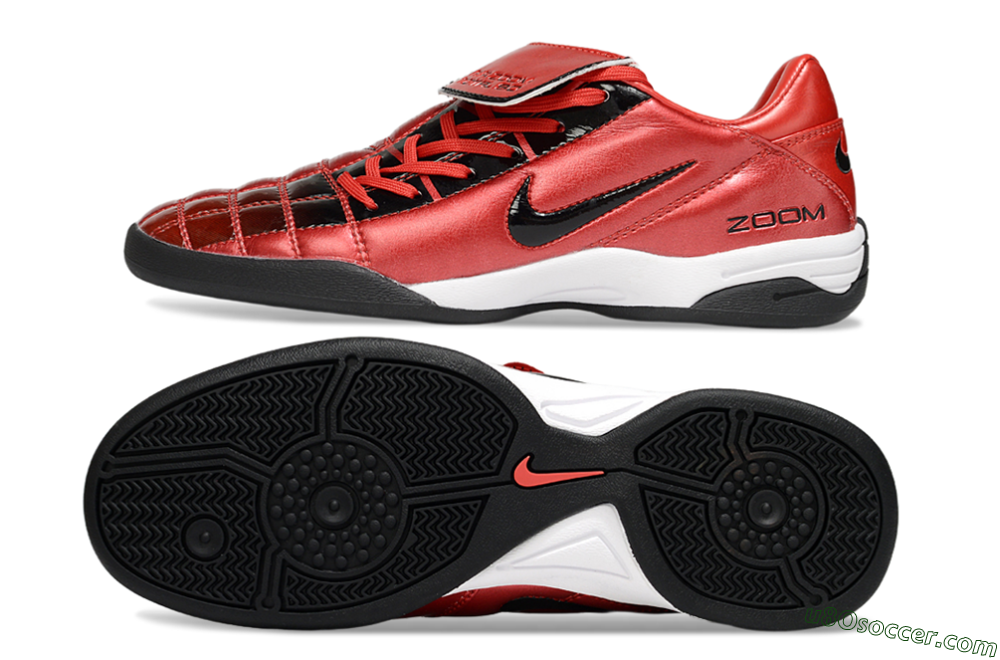 Nike Air Zoom Total 90 III IC Indoor & Futsal Soccer Shoes - Red/Black/White 0
