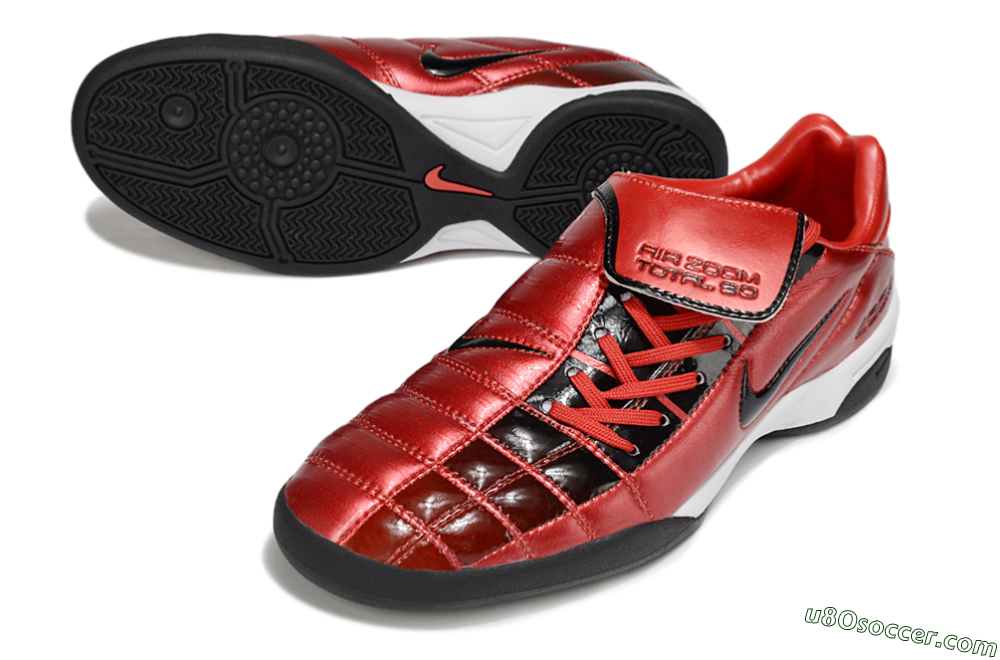 Nike Air Zoom Total 90 III IC Indoor & Futsal Soccer Shoes - Red/Black/White 3