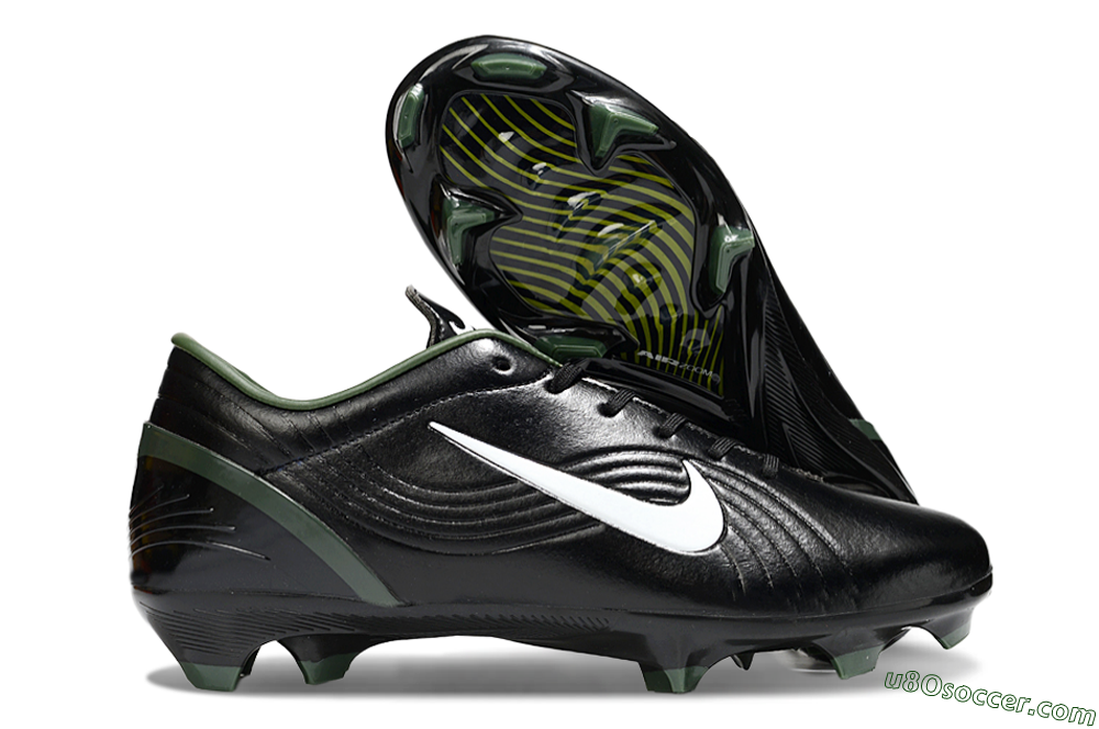 Nike Air Zoom Mercurial Vapor 16 Elite FG Firm Ground Soccer Cleats - Black/White/Green 1