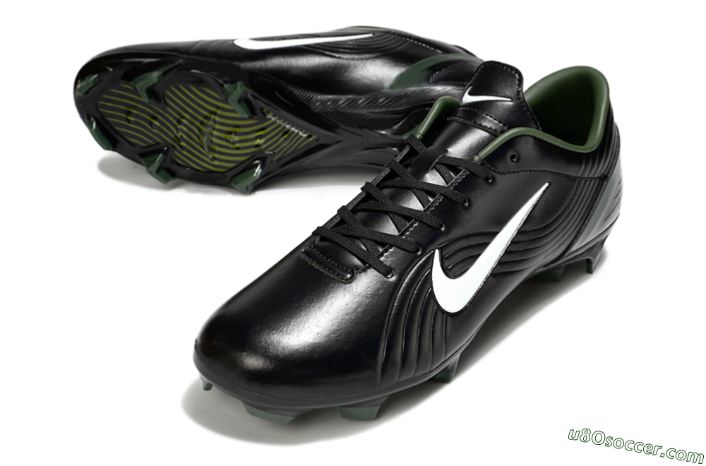 Nike Air Zoom Mercurial Vapor 16 Elite FG Firm Ground Soccer Cleats - Black/White/Green 3