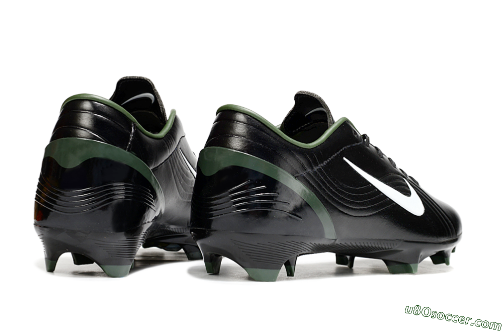 Nike Air Zoom Mercurial Vapor 16 Elite FG Firm Ground Soccer Cleats - Black/White/Green 6