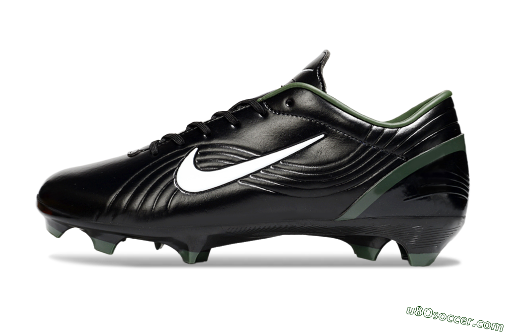 Nike Air Zoom Mercurial Vapor 16 Elite FG Firm Ground Soccer Cleats - Black/White/Green 2