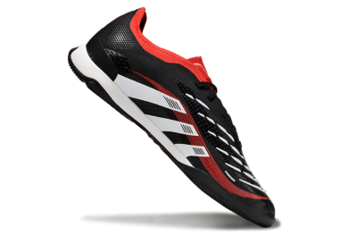 Adidas Predator 25 Elite IC Indoor & Futsal Soccer Shoes - Black/White/Red