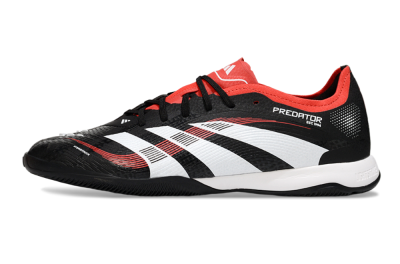 Adidas Predator 25 Elite IC Indoor & Futsal Soccer Shoes - Black/White/Red