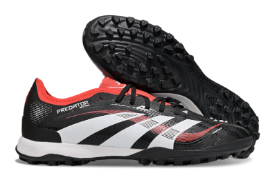 Adidas Predator 25 Elite TF Artificial Turf Soccer Shoes - Black/White/Red
