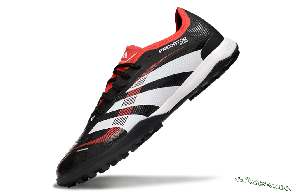 Adidas Predator 25 Elite TF Artificial Turf Soccer Shoes - Black/White/Red 5