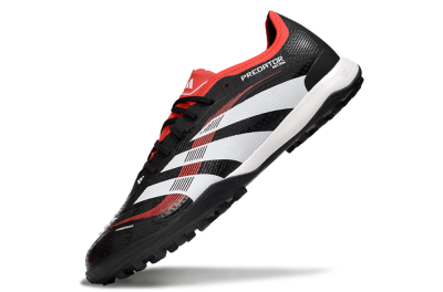 Adidas Predator 25 Elite TF Artificial Turf Soccer Shoes - Black/White/Red