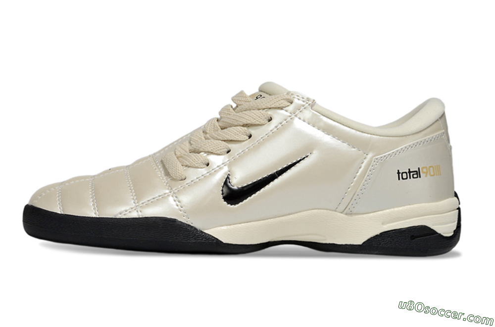 Nike Total 90 III IC Indoor & Futsal Soccer Shoes - Beige/Black 2
