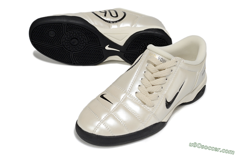 Nike Total 90 III IC Indoor & Futsal Soccer Shoes - Beige/Black 3