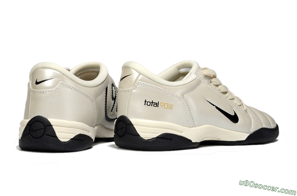 Nike Total 90 III IC Indoor & Futsal Soccer Shoes - Beige/Black 6
