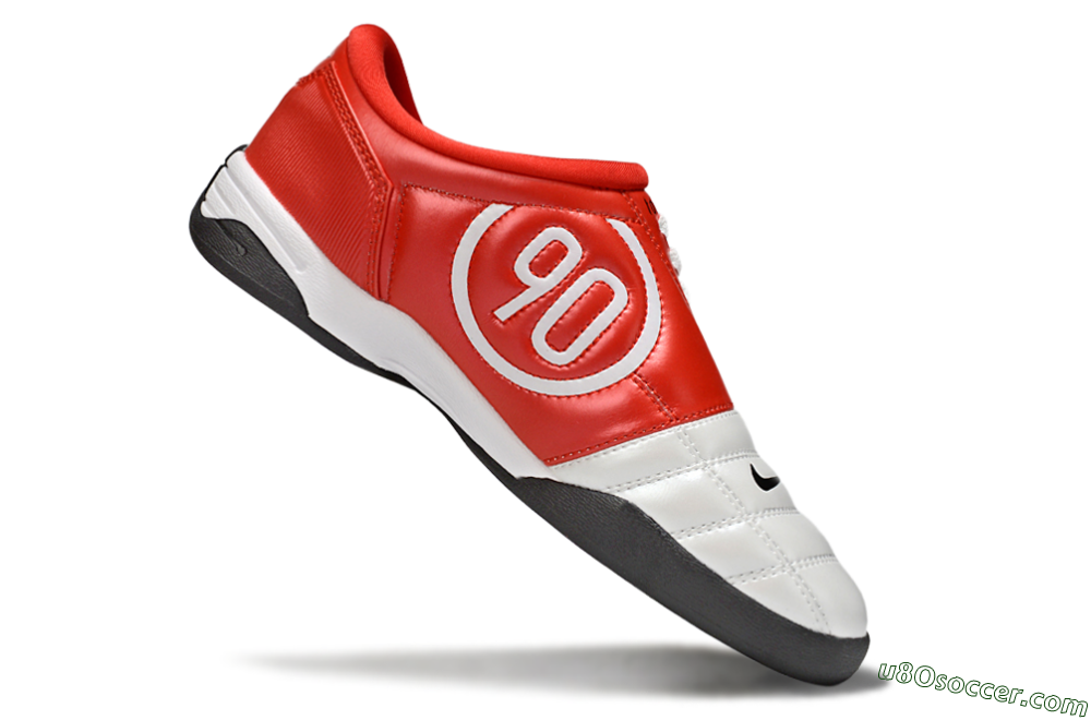 Nike Total 90 III IC Indoor & Futsal Soccer Shoes - White/Black/Red 4