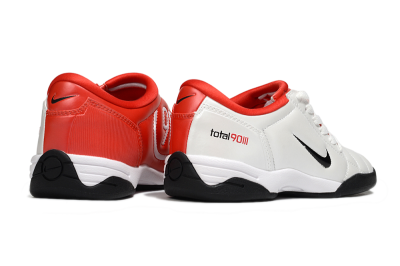 Nike Total 90 III IC Indoor & Futsal Soccer Shoes - White/Black/Red
