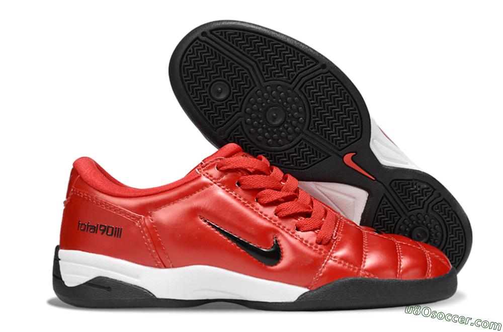 Nike Total 90 III IC Indoor & Futsal Soccer Shoes - Red/Black/White 1