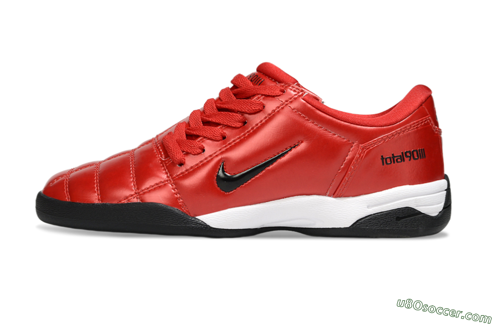 Nike Total 90 III IC Indoor & Futsal Soccer Shoes - Red/Black/White 2
