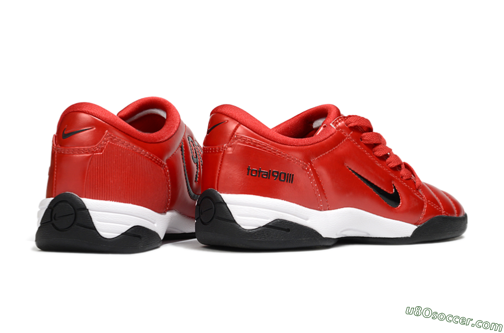 Nike Total 90 III IC Indoor & Futsal Soccer Shoes - Red/Black/White 6