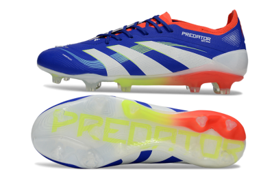 Adidas Predator 25 Elite FG Firm Ground Soccer Cleats - Blue/White/Red