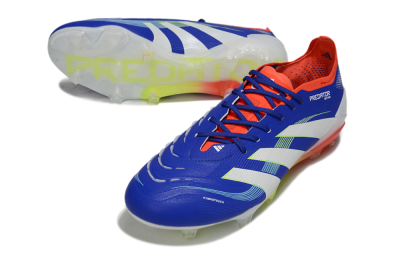 Adidas Predator 25 Elite FG Firm Ground Soccer Cleats - Blue/White/Red
