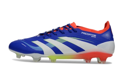 Adidas Predator 25 Elite FG Firm Ground Soccer Cleats - Blue/White/Red