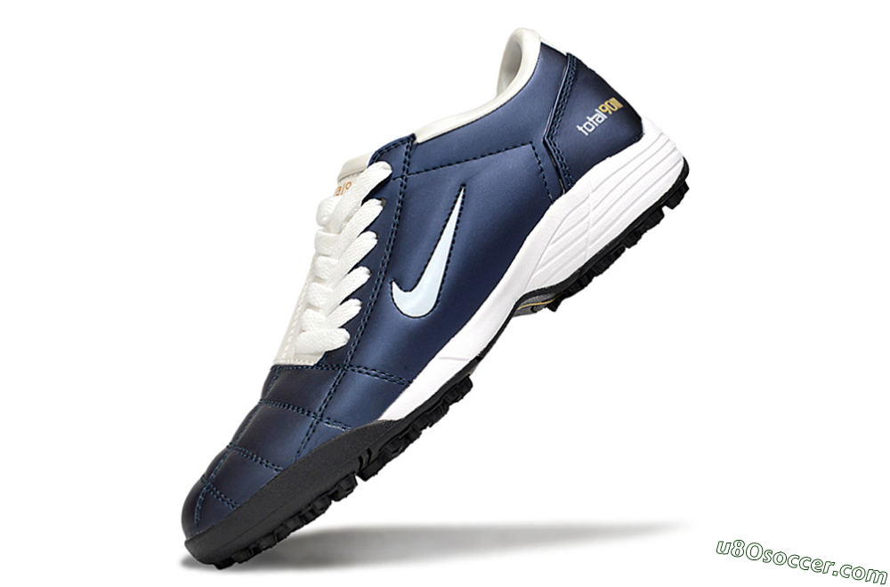 Nike Total 90 III TF Artificial Turf Soccer Shoes - Blue/White/Black 5