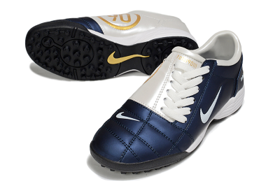 Nike Total 90 III TF Artificial Turf Soccer Shoes - Blue/White/Black