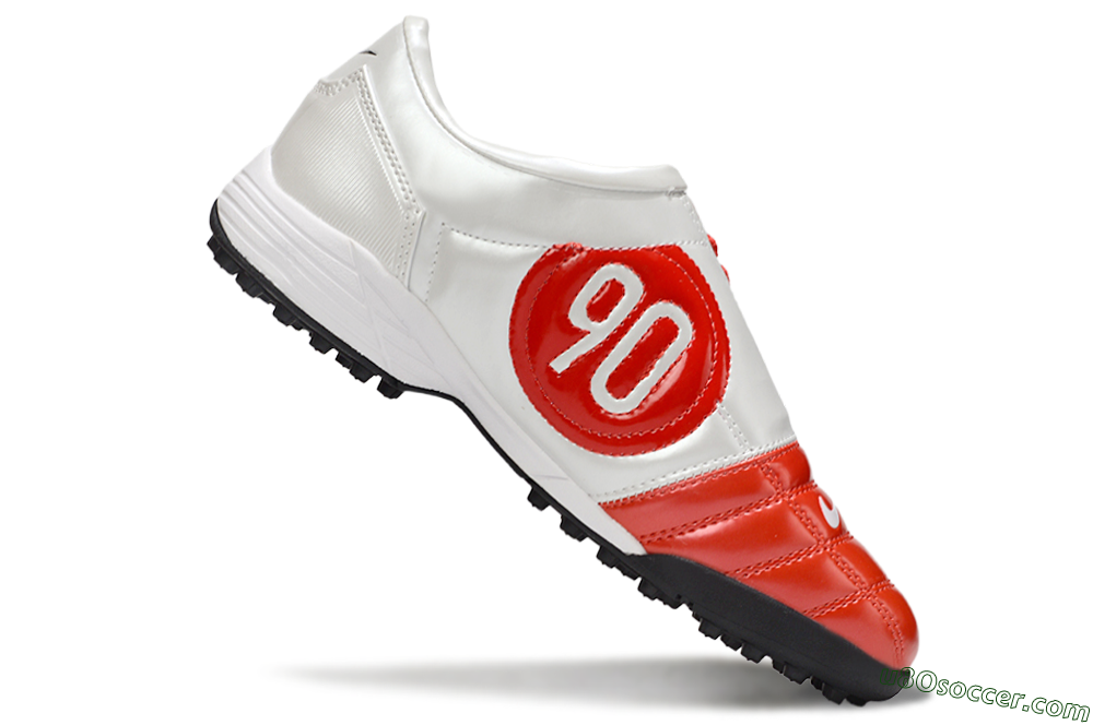 Nike Total 90 III TF Artificial Turf Soccer Shoes - Red/White/Black 4