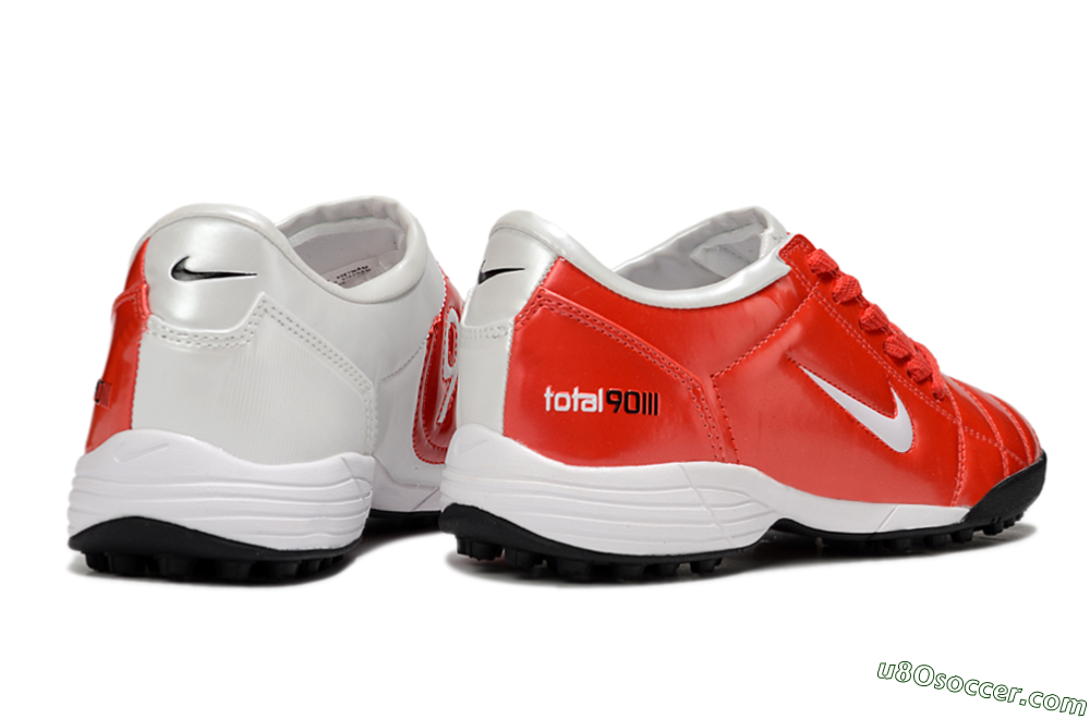 Nike Total 90 III TF Artificial Turf Soccer Shoes - Red/White/Black 6