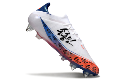 Son x Adidas F50 Elite SG Soft Ground Soccer Cleats - White/Blue/Red