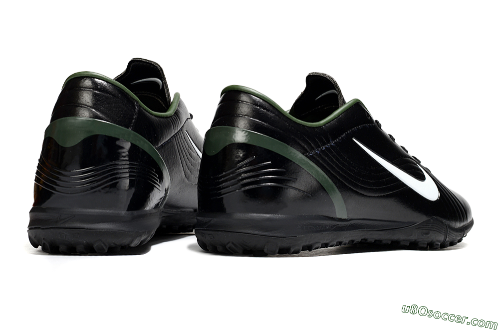 Nike Air Zoom Mercurial Vapor 16 Elite TF Artificial Turf Soccer Shoes - Black/White/Green 6
