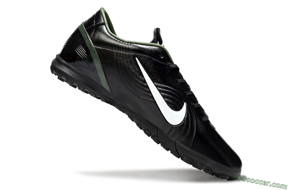 Nike Air Zoom Mercurial Vapor 16 Elite TF Artificial Turf Soccer Shoes - Black/White/Green 4
