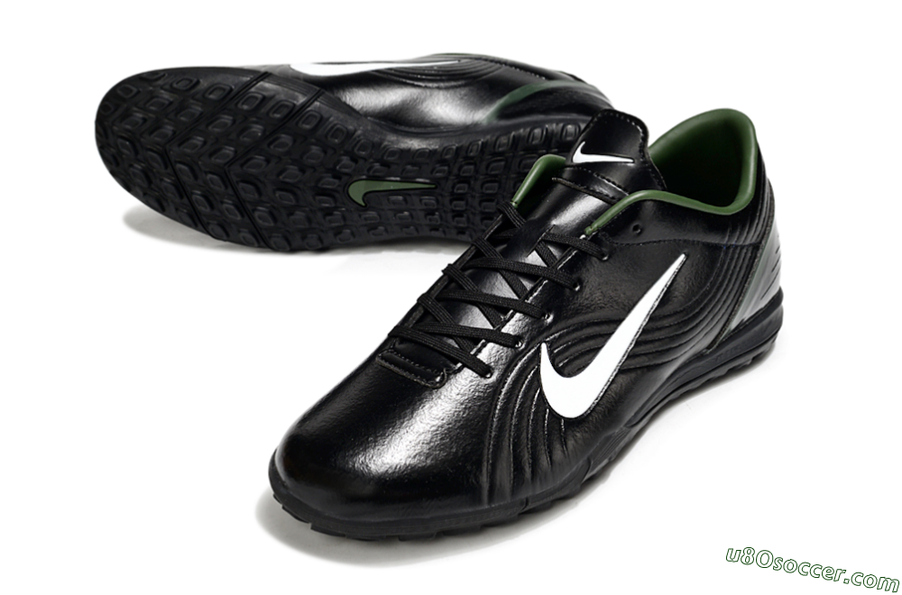 Nike Air Zoom Mercurial Vapor 16 Elite TF Artificial Turf Soccer Shoes - Black/White/Green 3