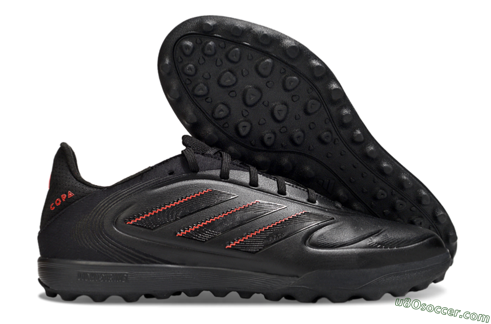 Adidas Copa Pure 3 TF Artificial Turf Soccer Shoes - Black/Red 1
