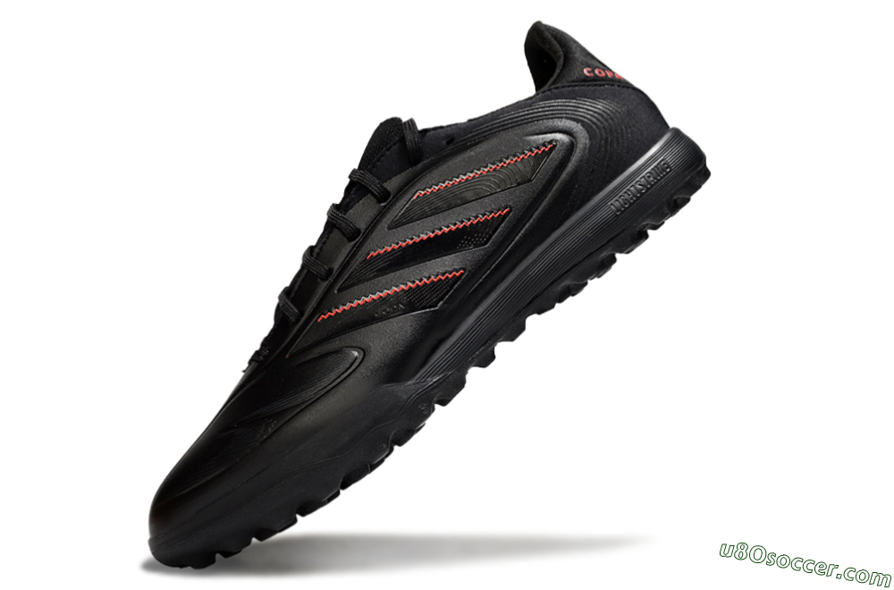 Adidas Copa Pure 3 TF Artificial Turf Soccer Shoes - Black/Red 5